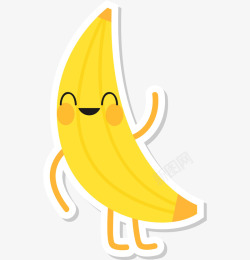 香蕉表情素材