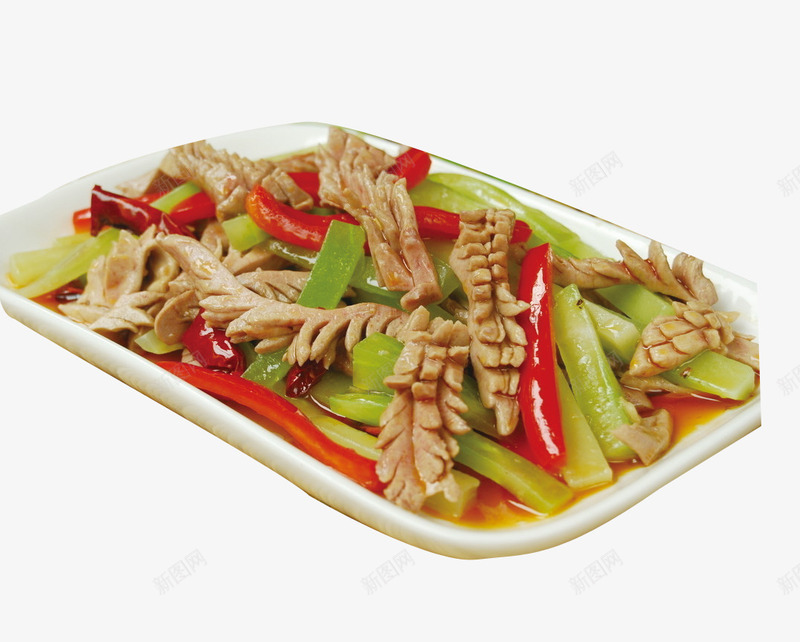 火爆腰花png免抠素材_88icon https://88icon.com 产品实物 美味 美食 莴笋 辣椒