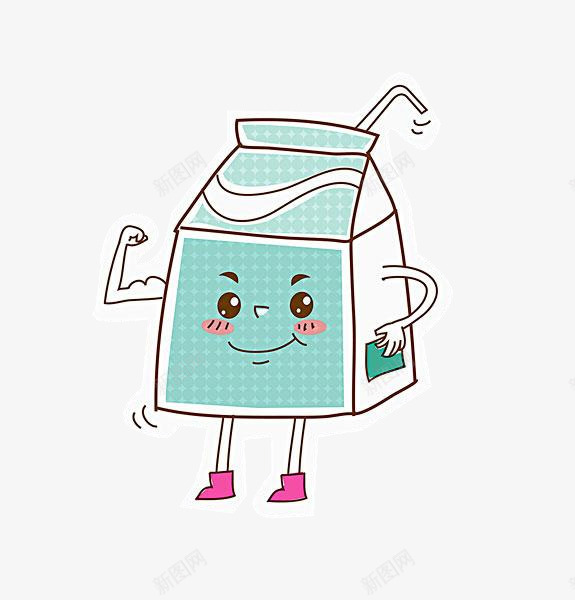 卡通牛奶瓶png免抠素材_88icon https://88icon.com 卡人 牛奶瓶 表情 装饰