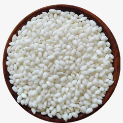 清香糯米产品实物白色白糯米高清图片