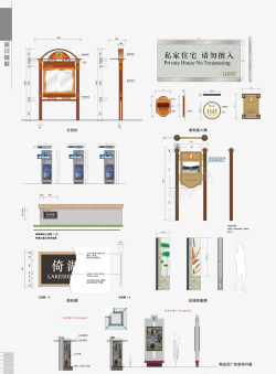 小区导视系统小区标识系统矢量图图标高清图片