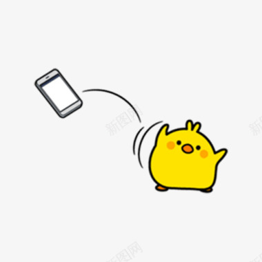 微信表情包卡通小鸡图标图标
