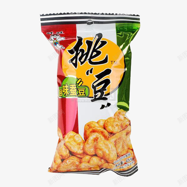 挑豆回味蚕豆png免抠素材_88icon https://88icon.com 产品实物 休闲小零食 旺旺 蚕豆