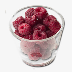 草莓玻璃碗素材