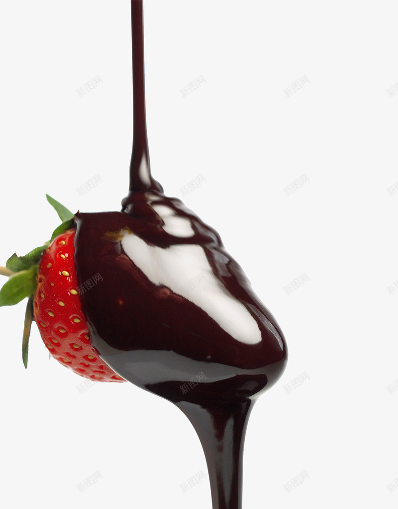 草莓水果巧克力浆png免抠素材_88icon https://88icon.com 巧克力 巧克力浆 棕色 水果 甜品 甜食 草莓 零食 食品
