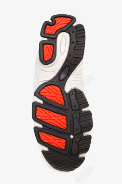 橡胶鞋底红黑白色柔软的运动系列橡胶鞋底高清图片