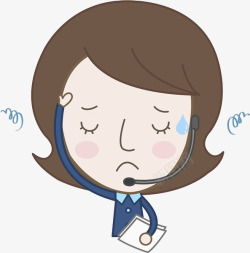 一个流汗的女孩素材