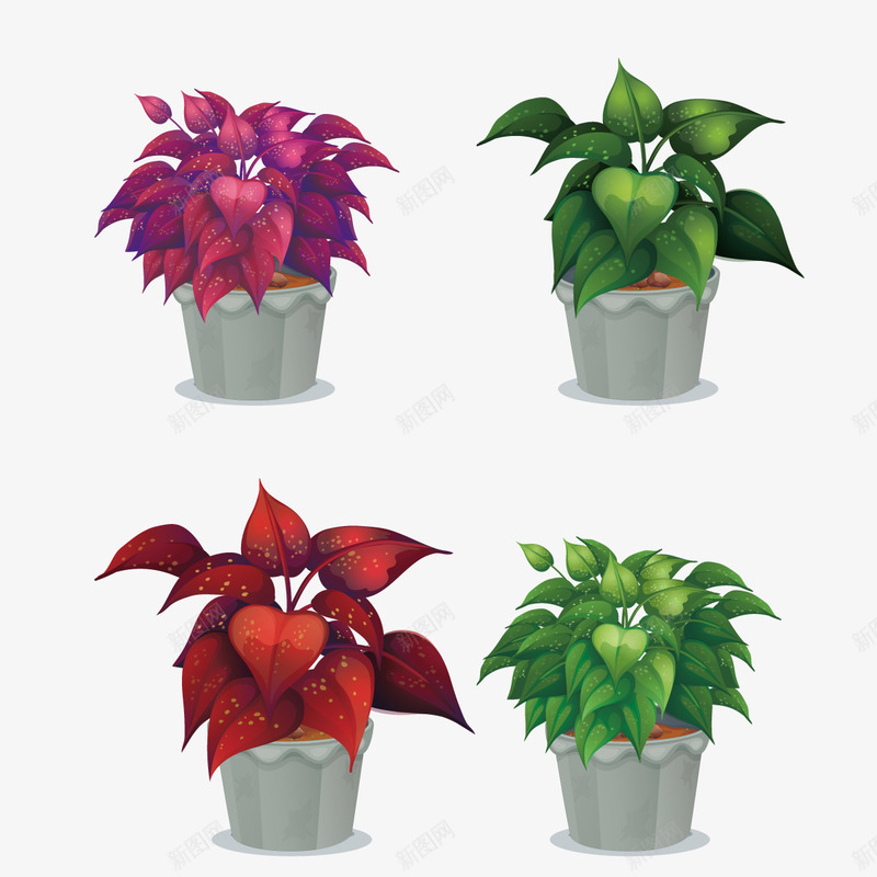 植物盆栽png免抠素材_88icon https://88icon.com 叶子 室内 植物矢量 种植 绿萝