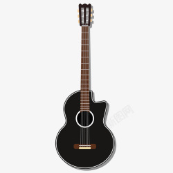 黑色吉他素材