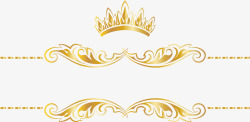 金色标签皇冠素材