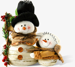圣诞节日装饰雪人素材