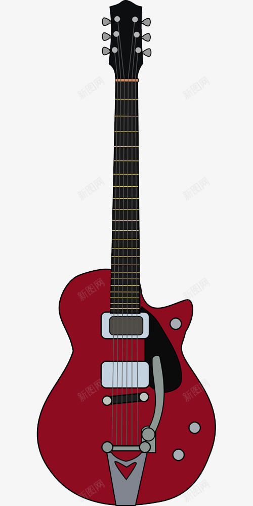 红色电吉他png免抠素材_88icon https://88icon.com 红色电吉他红色电吉他吉他乐器音乐卡通吉他影音娱乐