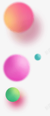 紫色飞舞圆球素材