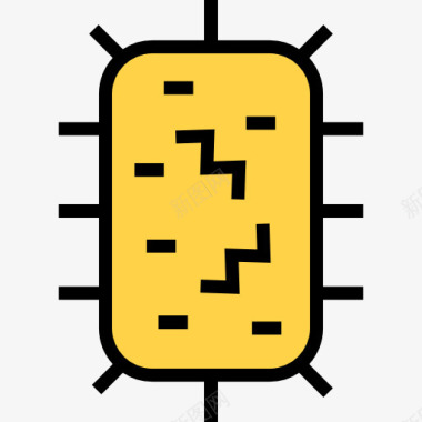 科技生物医疗细菌图标图标