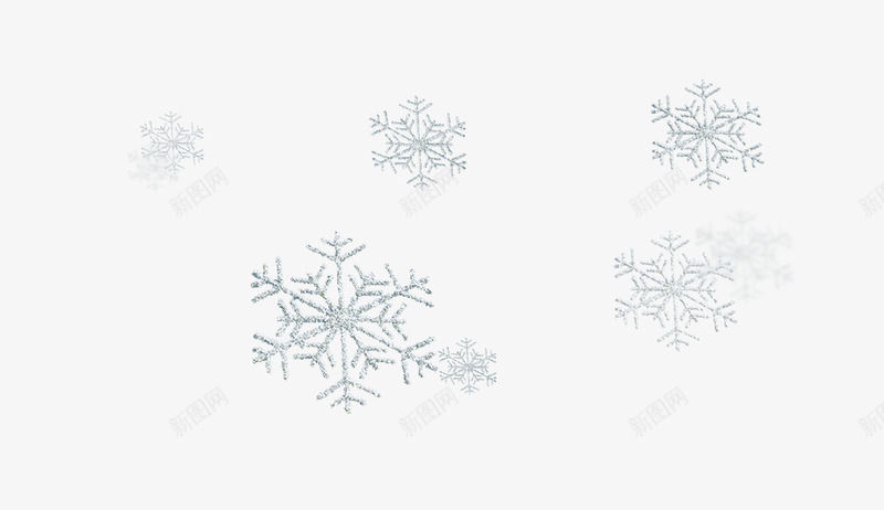 漂浮的雪花psd免抠素材_88icon https://88icon.com PSD分层素材 免费PNG素材 源文件 漂浮 精美 雪花