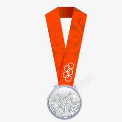奥运银奖牌比赛排名素材