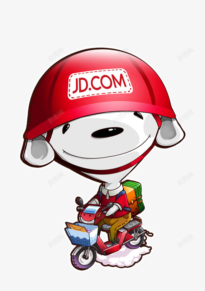 京东吉祥物装饰元素png免抠素材_88icon https://88icon.com 京东 元素 吉祥物 装饰