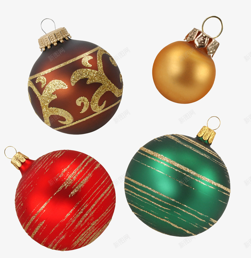 圣诞节球png免抠素材_88icon https://88icon.com 哑光圣诞球 圣诞球 圣诞节元素图片 圣诞节素材 样式不同 海洋球 红色 绿色黄色