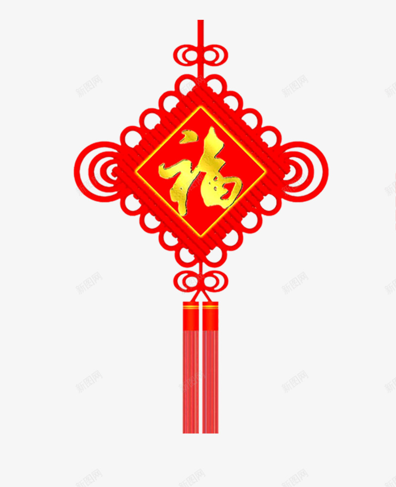 喜庆中国风中国结图png免抠素材_88icon https://88icon.com 中国结 中国风 免抠图 同心结 喜庆 新年小物 福字 红色 过年小物