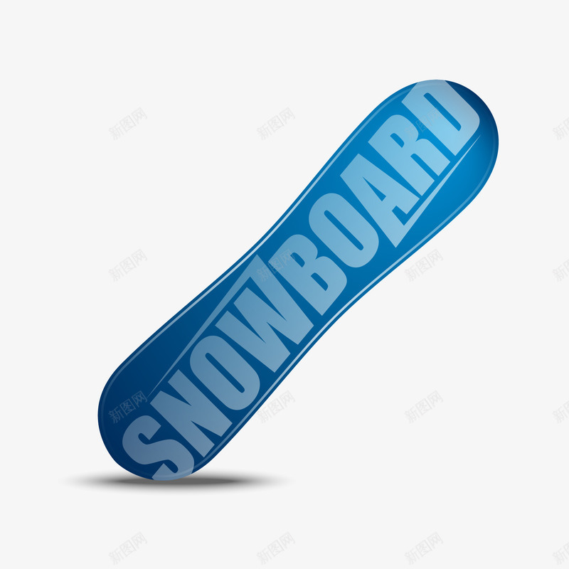 蓝色滑雪板矢量图eps免抠素材_88icon https://88icon.com 卡通滑雪板 矢量素材 矢量蓝色滑雪板 蓝色滑雪板 矢量图