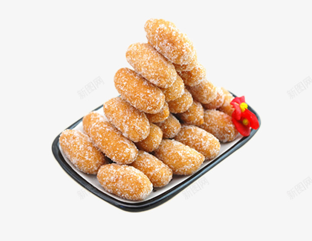 盘子中的糖条片png免抠素材_88icon https://88icon.com 休闲小零食 健康食品 栗米条 炒糖图片 甜点