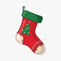 圣诞袜子插画素材库圣诞节红色圣诞袜子高清图片