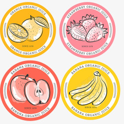 水果商标设计水果店水果商标片高清图片