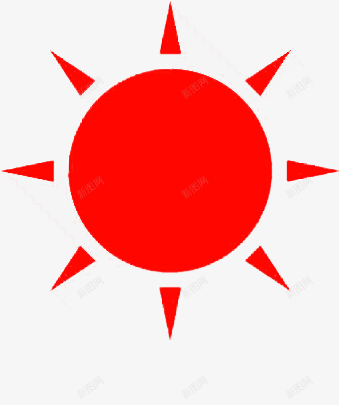 红色太阳png免抠素材_88icon https://88icon.com png 太阳 红太阳 红色