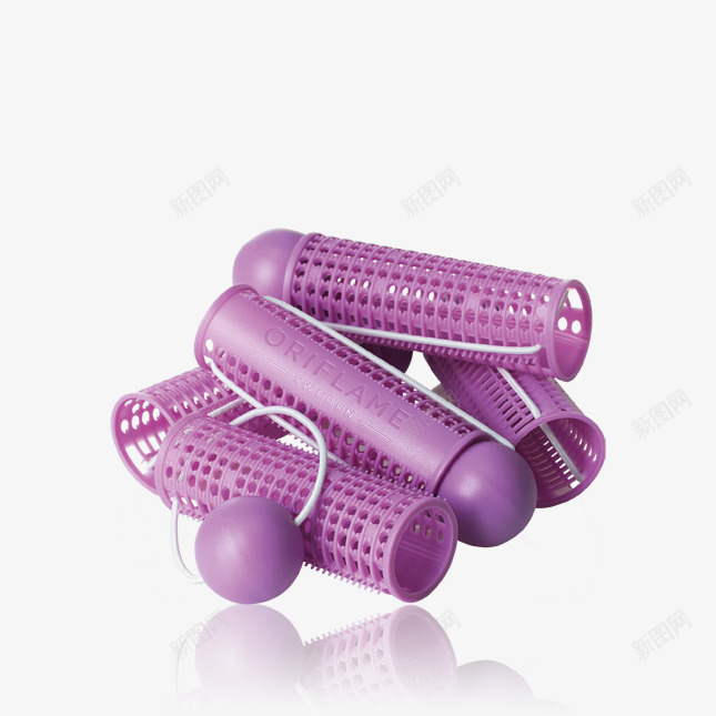 紫色的卷发棒png免抠素材_88icon https://88icon.com 卷发棒 圆球 紫色