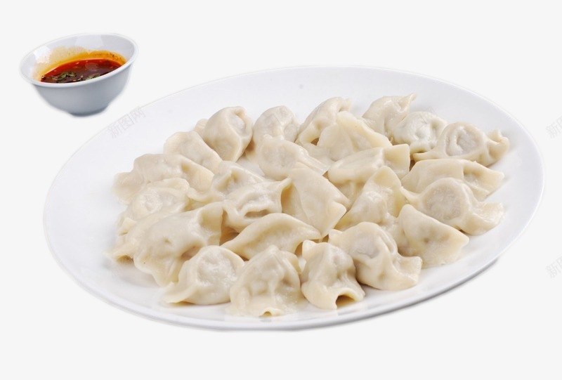 一盘水饺加辣椒油png免抠素材_88icon https://88icon.com 水饺 装饰 辣椒 食物