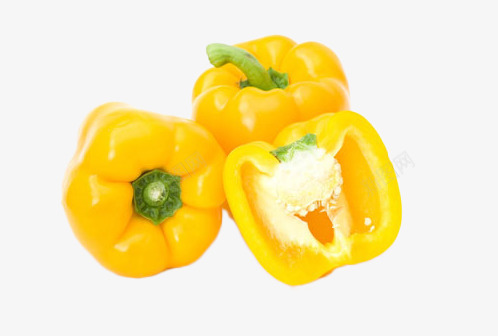 黄色彩椒蔬菜png免抠素材_88icon https://88icon.com 彩椒 菜类图片 蔬菜 黄色
