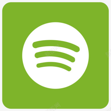 网页icon图标Spotify图标社会网络图标