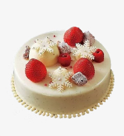 草莓奶油蛋糕素材