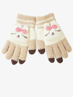 可爱手套可爱兔子手套高清图片