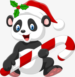 熊猫圣诞素材
