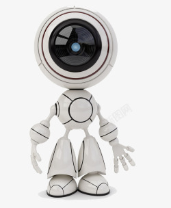白色机器人一个白色的机器人高清图片