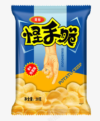 怪手脆png免抠素材_88icon https://88icon.com 怪手脆 薯片 零食