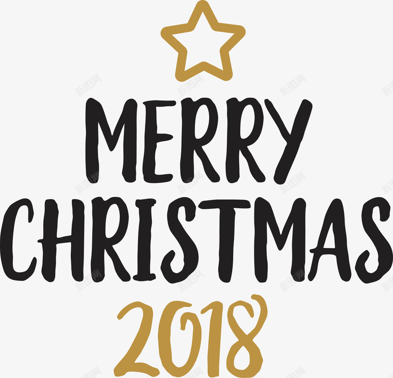 星星2018英文圣诞快乐png免抠素材_88icon https://88icon.com merryChristmas 圣诞快乐 圣诞节 矢量png 艺术字 英文