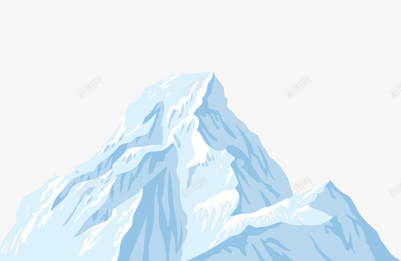 冰山psd免抠素材_88icon https://88icon.com 冰块 冰山 模型 积雪