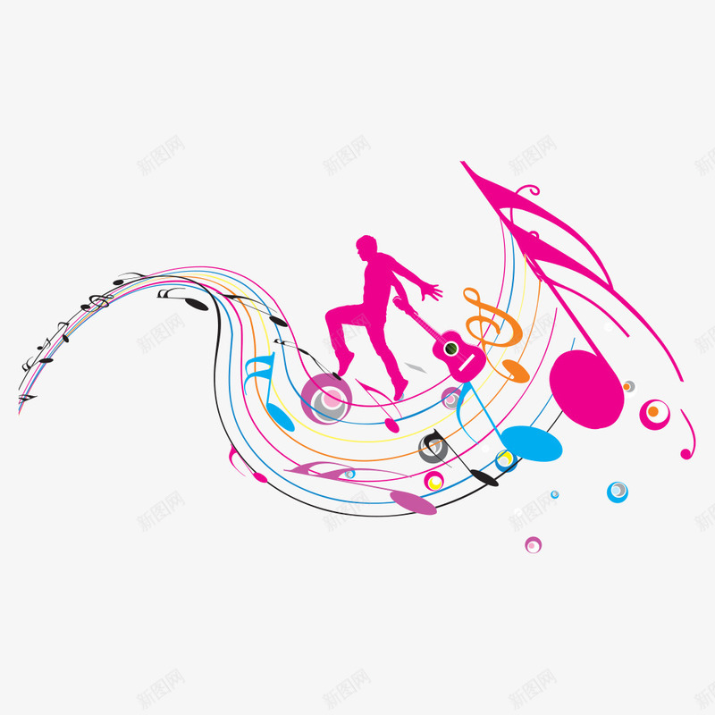 音符png免抠素材_88icon https://88icon.com 乐谱 五线谱 人物 声乐 曲线 灵动音符 线描 音乐 音乐背景 音效曲线 音符 音节