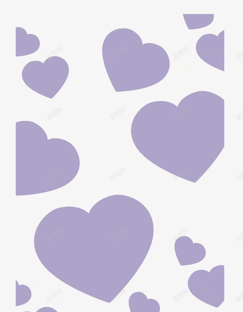 婚礼紫色爱心装饰png免抠素材_88icon https://88icon.com 一堆爱心 婚礼爱心 温馨 爱心满满 爱心装饰 紫色爱心