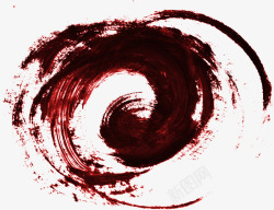 墨旋转血迹素材