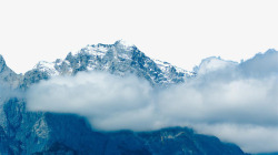 玉龙云端上的玉龙雪山高清图片