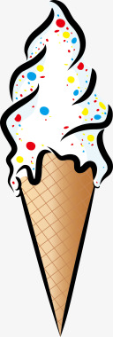 冰淇淋矢量图卡通冰淇淋图标图标