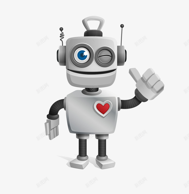 机器人png免抠素材_88icon https://88icon.com 教育 未来 机器人 科幻 科技