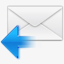 电子邮件响应邮件回复信封消息电子邮件信响应图标图标