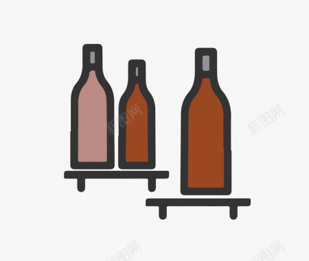 酱油酱油瓶矢量图图标图标