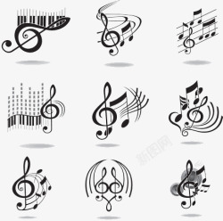 音乐动感符号素材