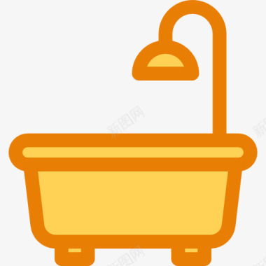 个人护理浴缸图标图标