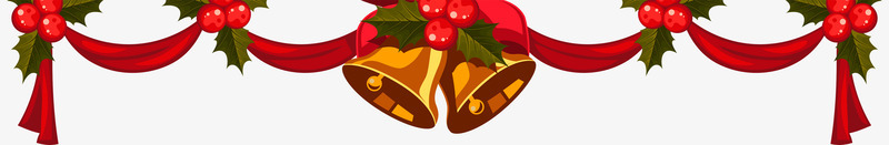 圣诞红色铃铛彩带边框装饰png免抠素材_88icon https://88icon.com 圣诞 圣诞海报设计 圣诞贺卡设计 彩带 红色 边框装饰 铃铛